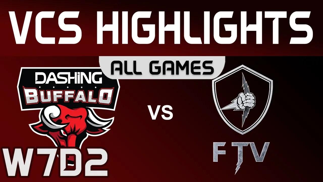 DBL vs FTV Highlights ALL Games VCS Mùa Xuân 2020 Dashing Buffalo vs FTV Esports by Onivia thumbnail