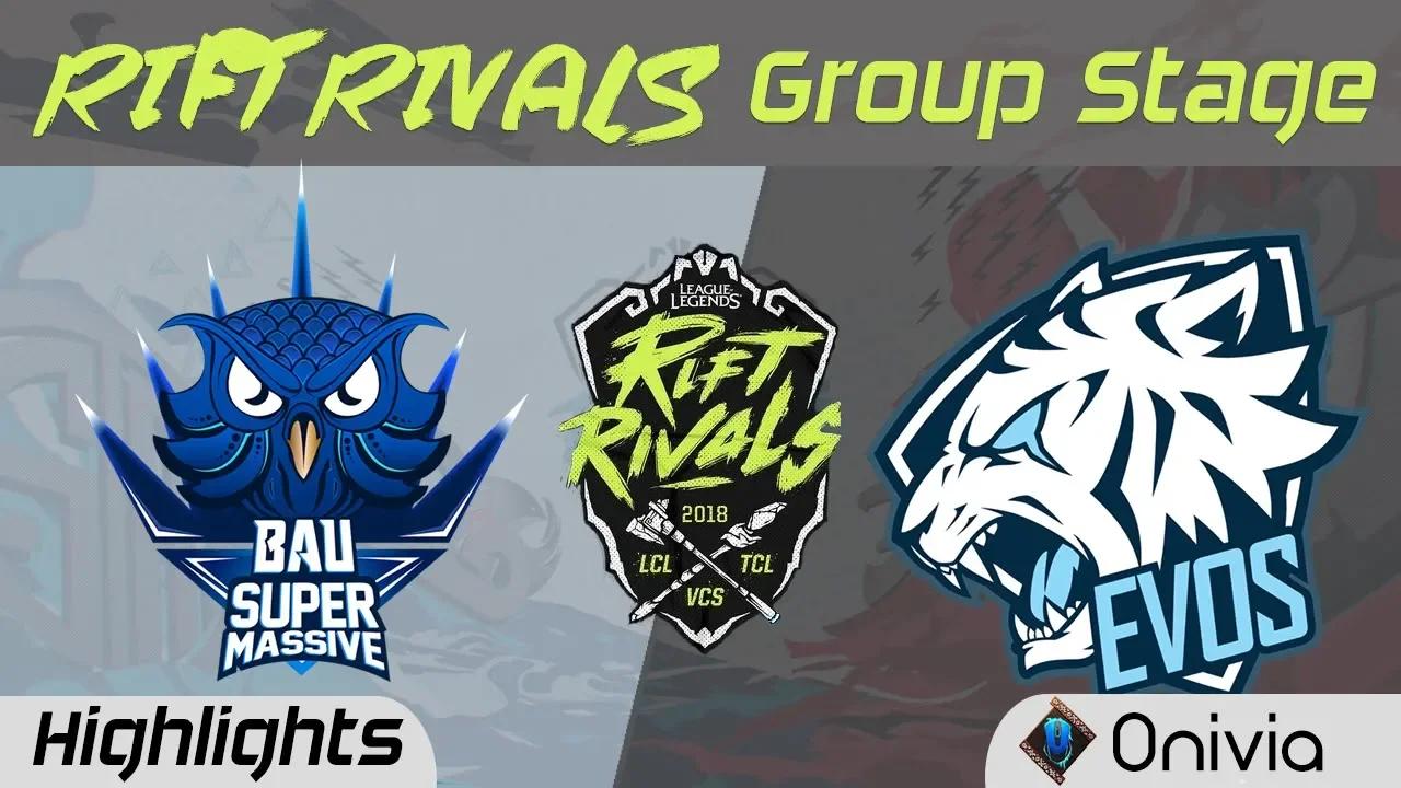 SUP vs EVS Highlights Rift Rivals VCS TCL LCL 2018 Suppermassive vs Evos Esports by Onivia thumbnail