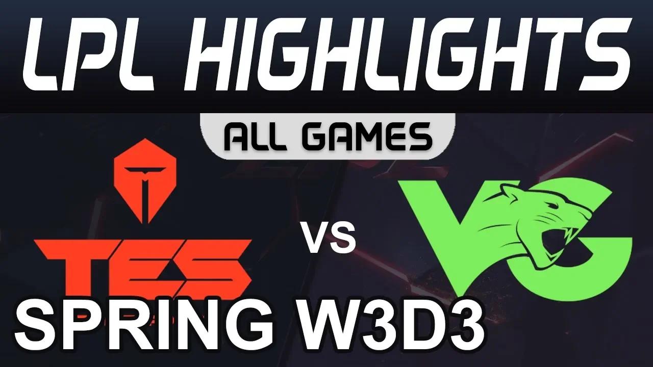 TES vs VG Highlights ALL GAMES LPL Spring 2020 W3D3 Top Esports vs Vici Gaming by Onivia thumbnail