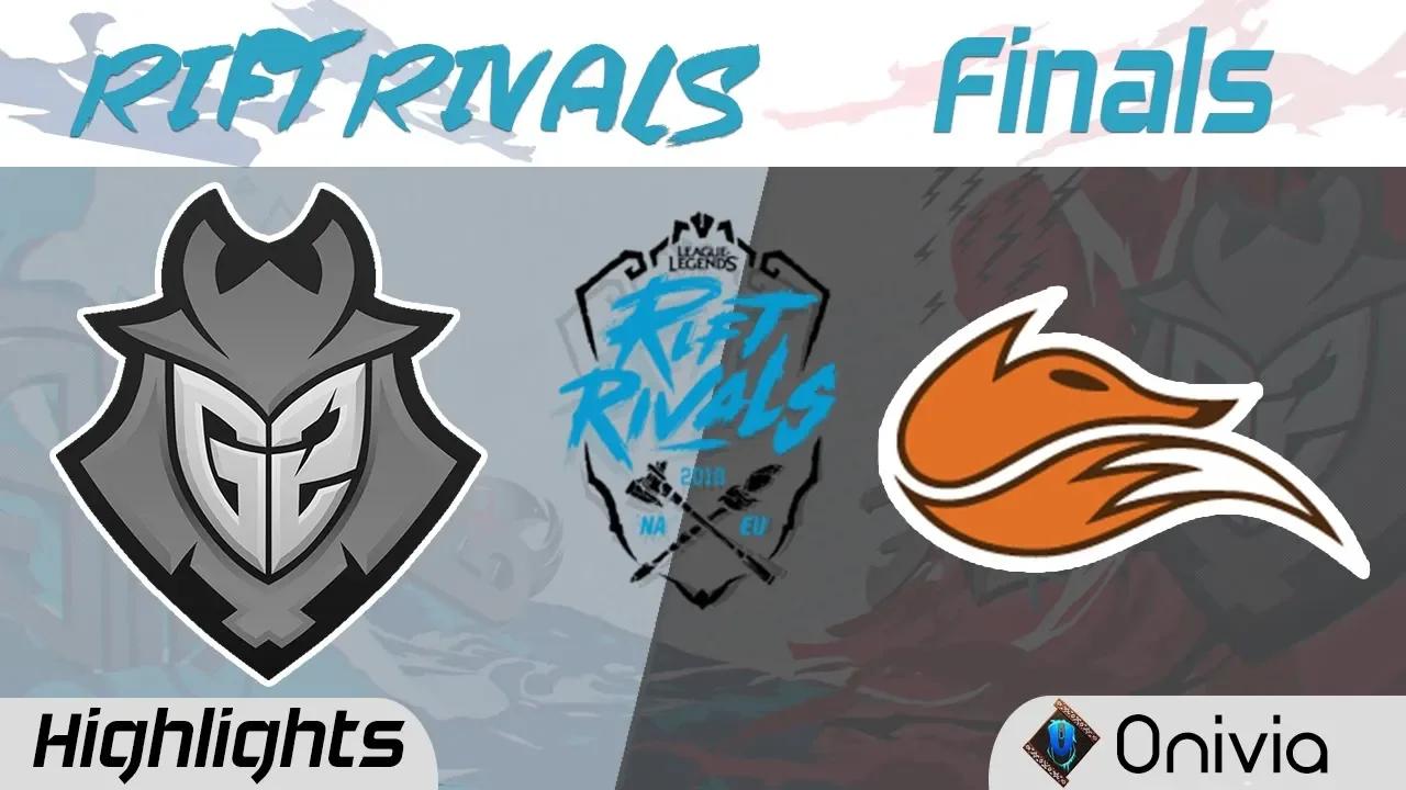 G2 vs FOX Highlights Rift Rivals NA EU 2018 G2 Esports vs Echo Fox by Onivia thumbnail