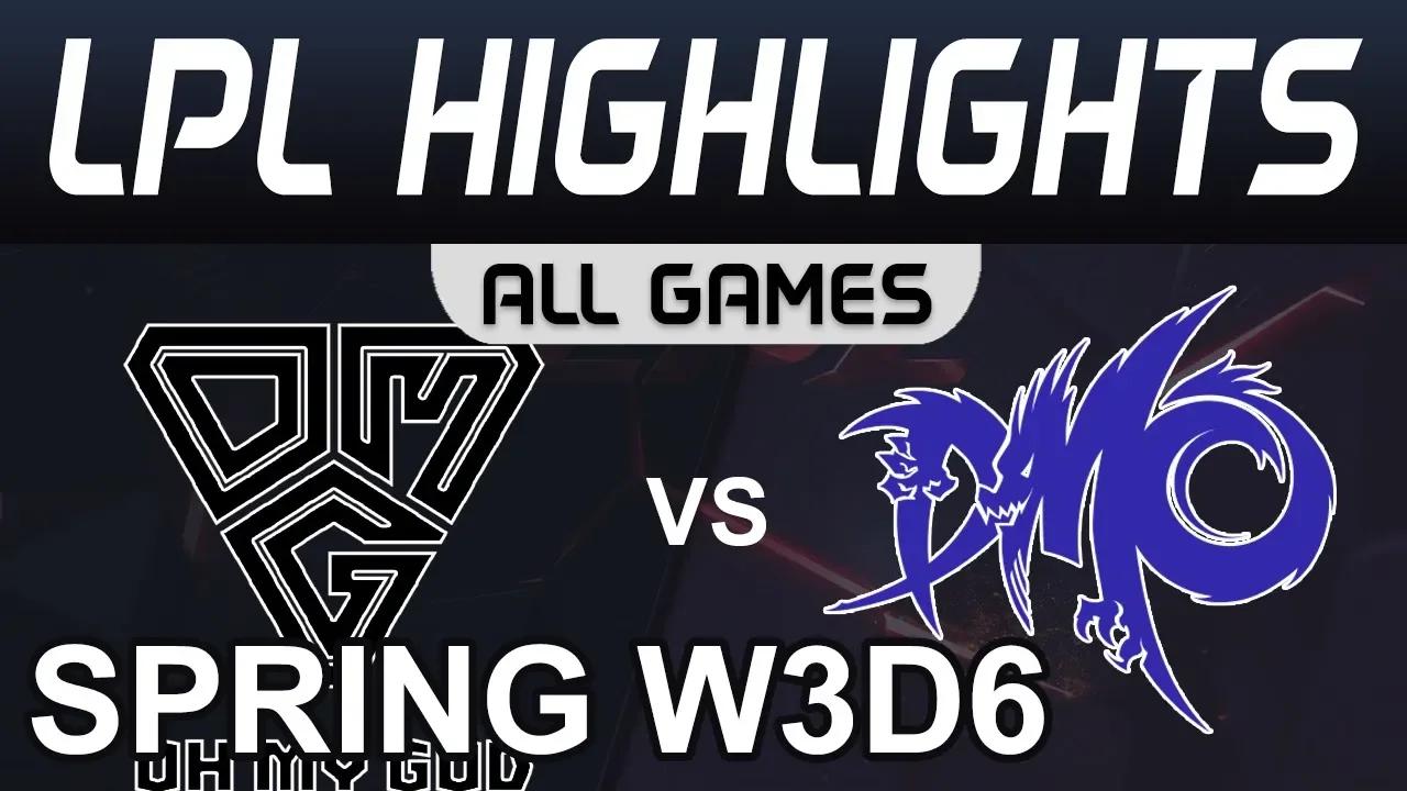 OMG vs DMO Highlights ALL GAMES LPL Spring 2020 W3D6 Oh My God vs Dominus Esports by Onivia thumbnail