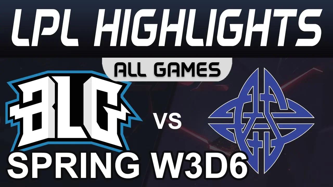 BLG vs ES Highlights ALL GAMES LPL Spring 2020 W3D6 Bilibili Gaming vs eStar by Onivia thumbnail