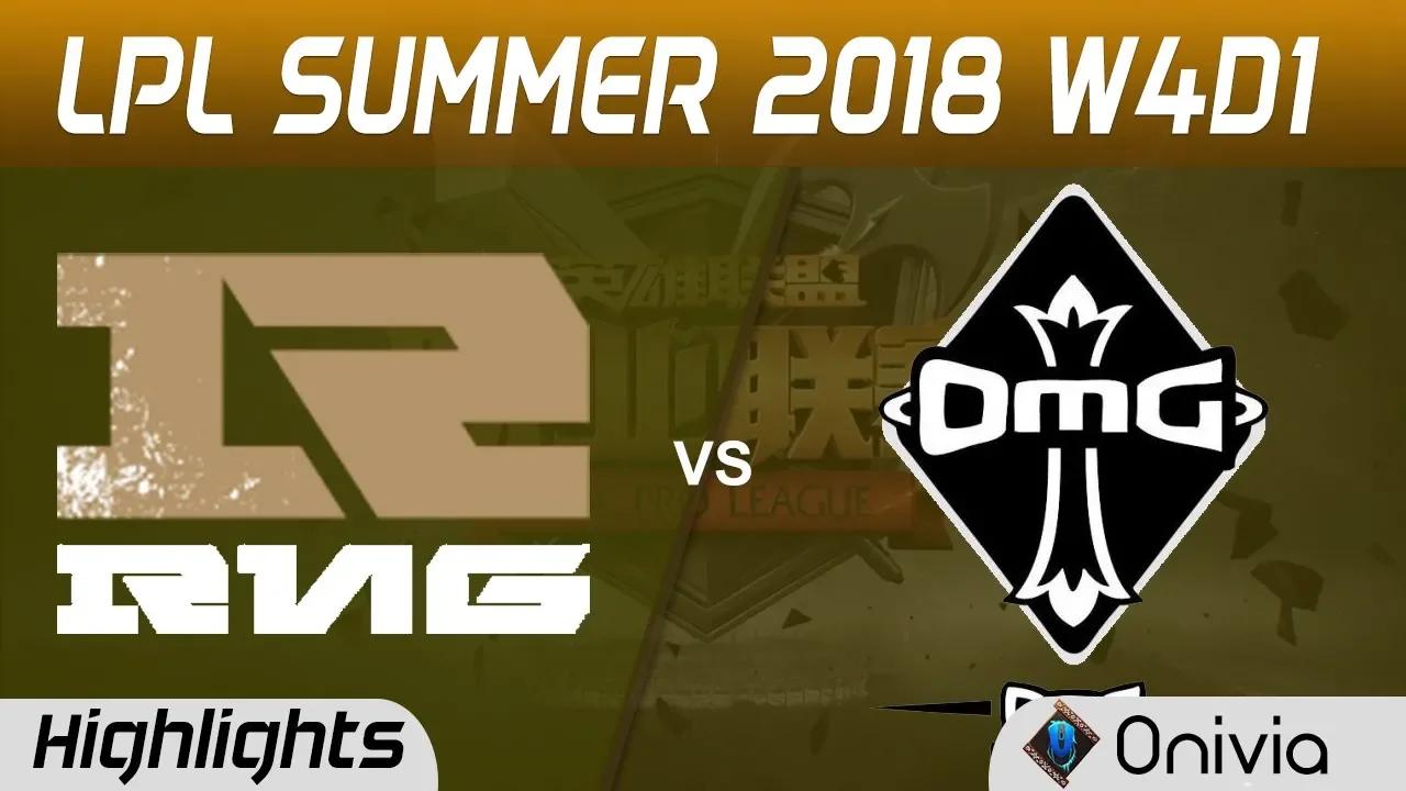 RNG vs OMG Highlights Game 1 LPL Summer 2018 W4D1 Royal Never Give Up vs OMG by Onivia thumbnail