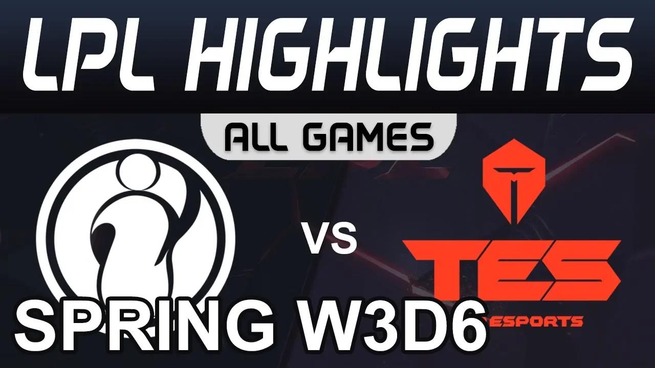 IG vs TES Highlights ALL GAMES LPL Spring 2020 W3D6 Invictus Gaming vs TOP Esports by Onivia thumbnail