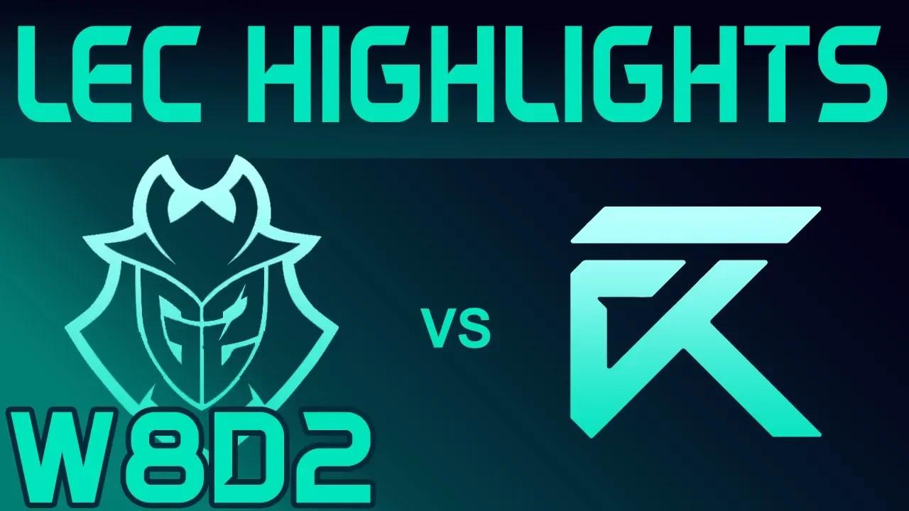 G2 vs XL Highlights LEC Spring 2020 W8D2 G2 Esports vs Excel Esports LEC Highlights 2020 by Onivia thumbnail