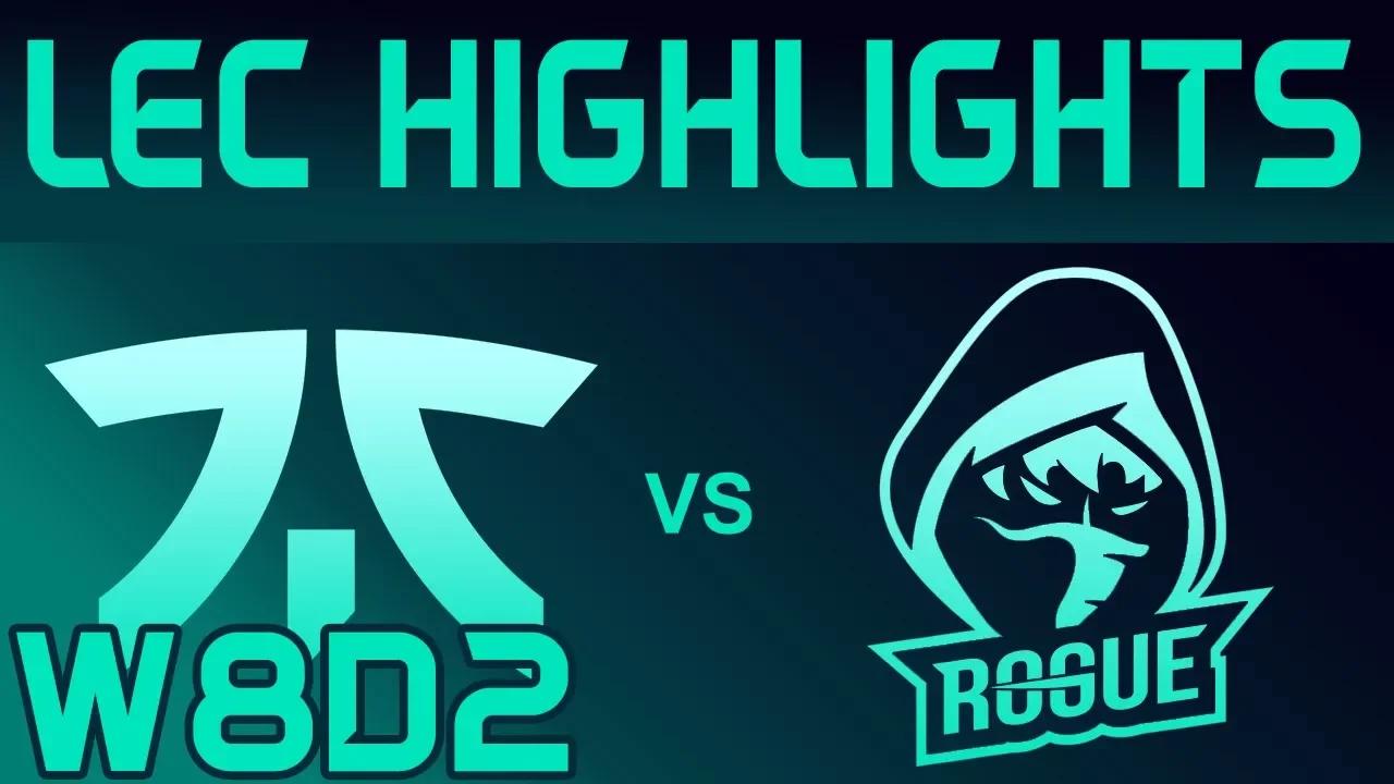 FNC vs RGE Highlights LEC Spring 2020 W8D2 Fnatic vs Rogue LEC Highlights 2020 by Onivia thumbnail