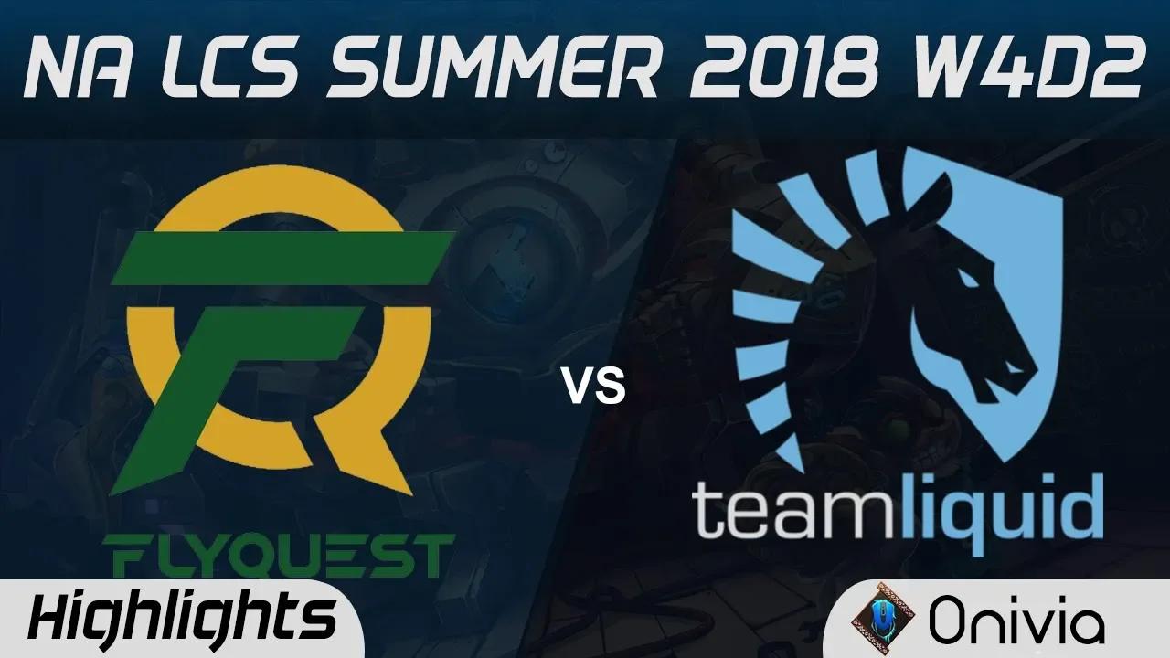 FLY vs TL Highlights NA LCS Summer 2018 W4D2 Flyquest vs Team Liquid by Onivia thumbnail