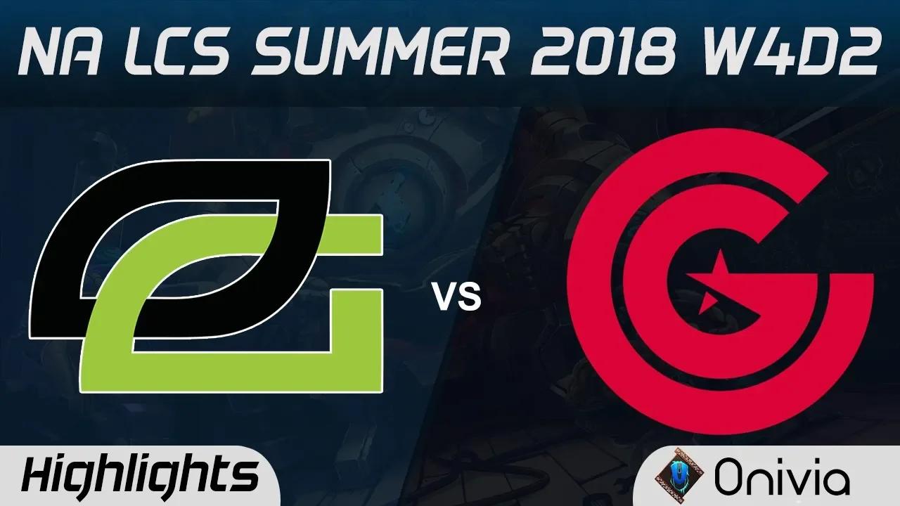 OPT vs CG Highlights NA LCS Summer 2018 W4D2 Optic Gaming vs Clutch Gaming by Onivia thumbnail