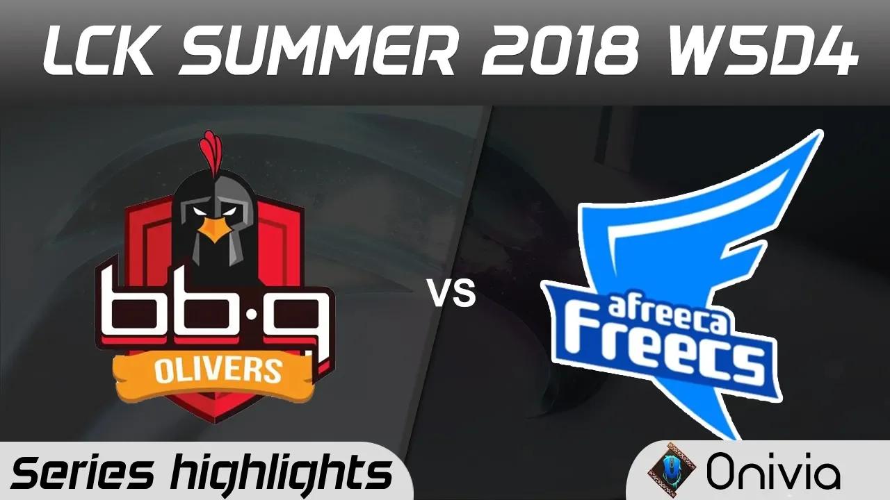 BBQ vs AFS Series Highlights LCK Summer 2018 W5D4 BBQ Olivers vs Afreeca Freecs by Onivia thumbnail