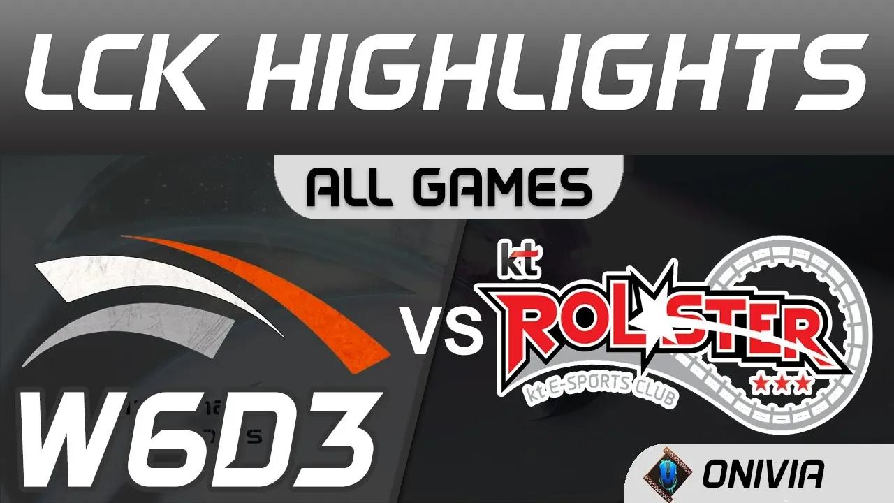 HLE vs KT Highlights ALL GAMES LCK Spring 2020 W6D3 Hanwha Life Esports vs KT Rolster LCK Highlights thumbnail