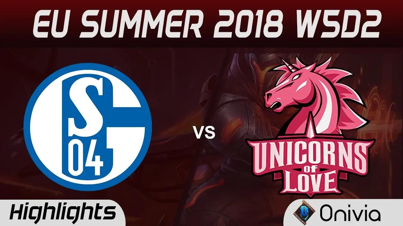 S04 vs UOL Highlights EU LCS Summer 2018 W5D2 FC Schalke 04 vs Unicorns Of Love By Onivia thumbnail