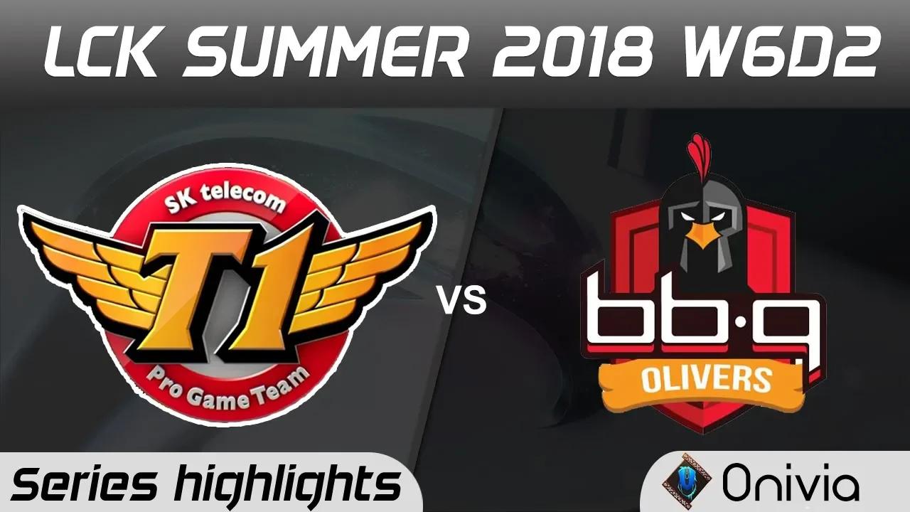 SKT vs BBQ Series Highlights LCK Summer 2018 W6D2 SK Telecom vs BBQ Olivers by Onivia thumbnail