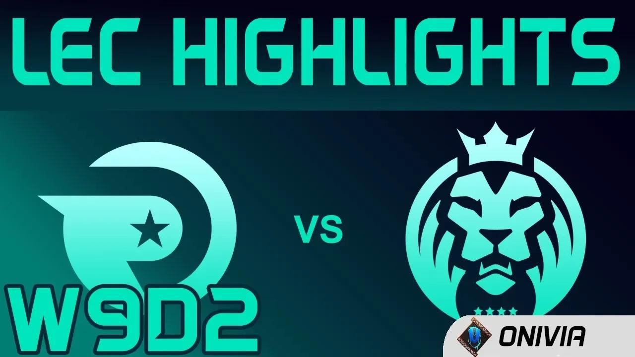 OG vs MAD Highlights LEC Spring 2020 W9D2 Origen vs MAD Lions LEC Highlights 2020 by Onivia thumbnail