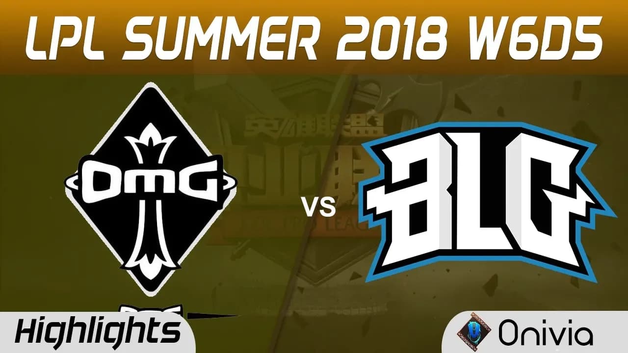 OMG vs BLG Highlights Game 1 LPL Summer 2018 W6D5 OMG vs Bilibili Gaming by Onivia thumbnail