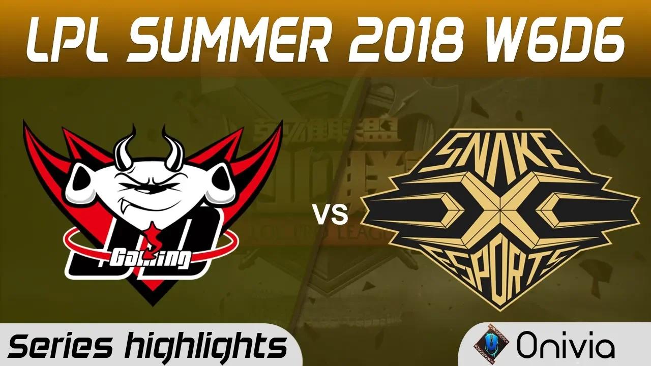 JDG vs SS Series Highlights LPL Summer 2018 W6D6 JD Gaming vs Snake Esports by Onivia thumbnail