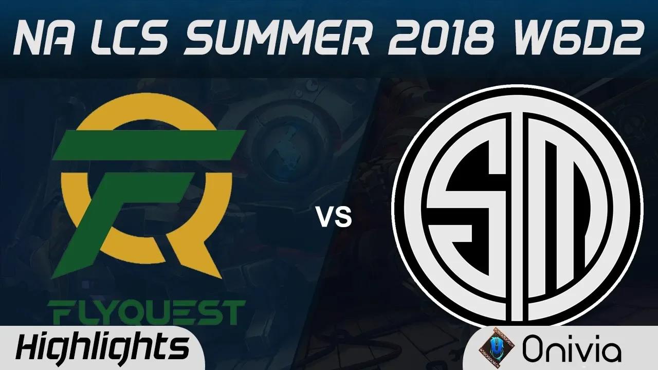 FLY vs TSM Highlights NA LCS Summer 2018 W6D2 Flyquest vs Team Solo Mid by Onivia thumbnail