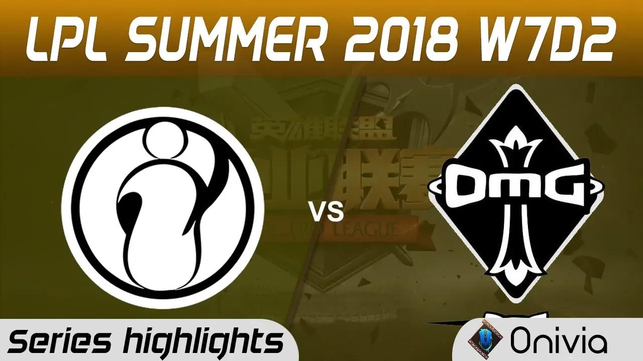 IG vs OMG Series Highlights LPL Summer 2018 W7D2 Invictus Gaming vs Oh My God by Onivia thumbnail