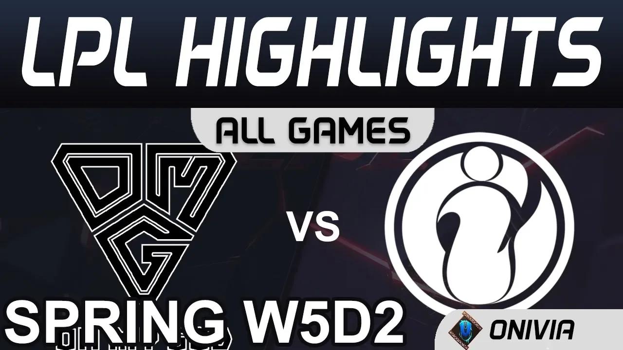 OMG vs IG Highlights ALL GAMES LPL Spring 2020 W5D2 OMG vs Invictus Gaming by Onivia thumbnail