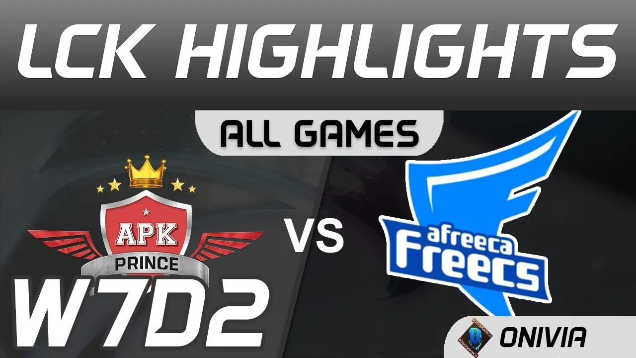 APK vs AF Highlights ALL GAMES LCK Spring 2020 W7D2 APK Prince vs Afreeca Freecs LCK Highlights 2020 thumbnail