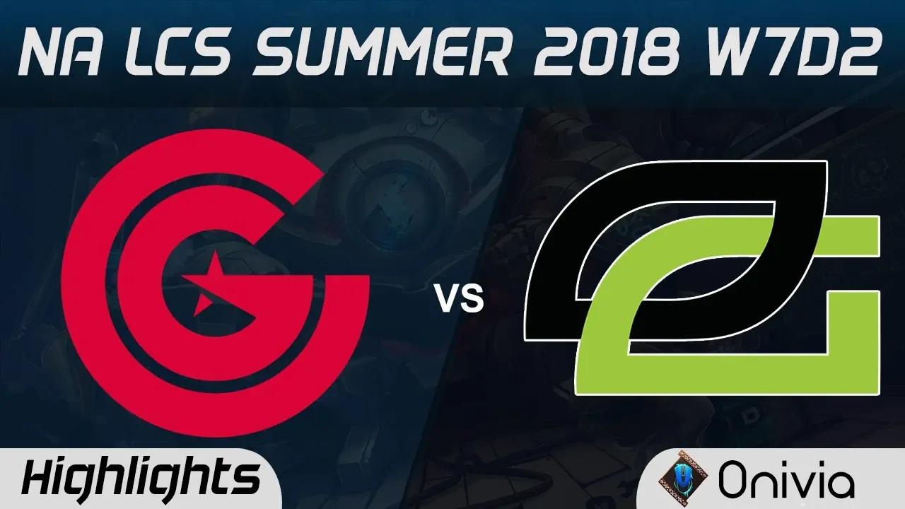 CG vs OPT Highlights NA LCS Summer 2018 W7D2 Clutch Gaming vs Optic Gaming by Onivia thumbnail