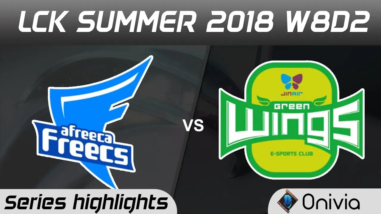 AFS vs JAG Series Highlights LCK Summer 2018 W8D2 Afreeca Freecs vs Jin Air GreenWings by Onivia thumbnail