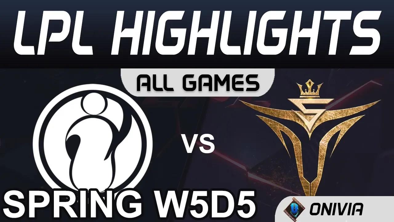 IG vs V5 Highlights ALL GAMES LPL Spring 2020 W5D5 Invictus Gaming vs Victory Five by Onivia thumbnail