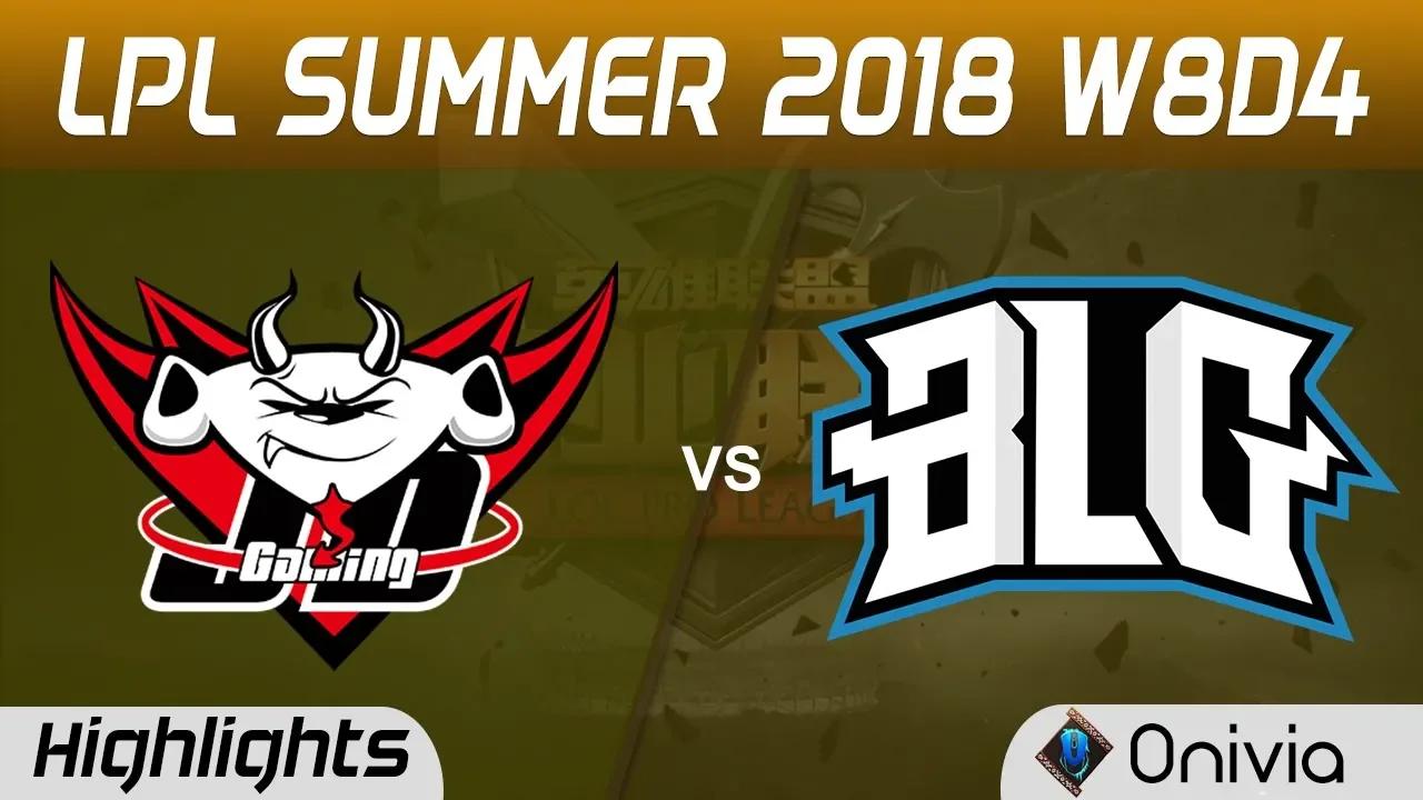 JDG vs BLG Highlights Game 1 LPL Summer 2018 W8D4 JD Gaming vs Bilibili Gaming by Onivia thumbnail