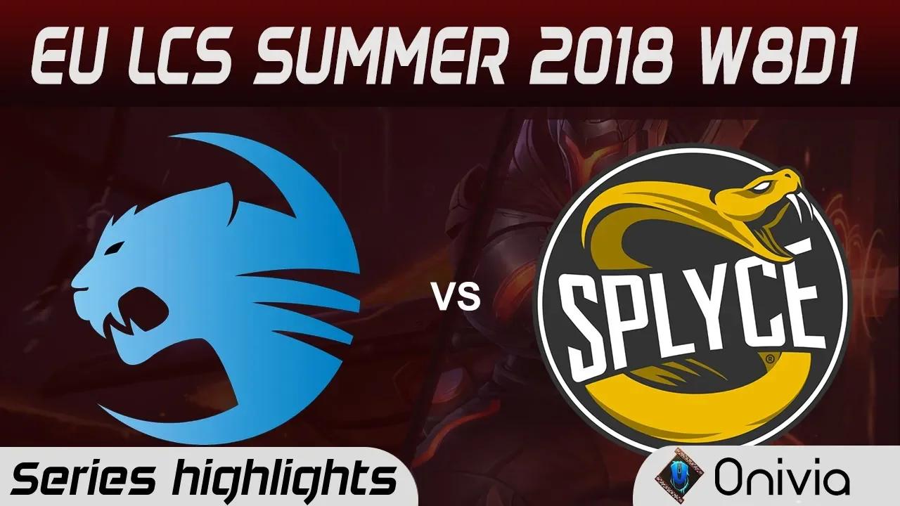 ROC vs SPY Highlights EU LCS Summer 2018 W8D1 Roccat vs Slpyce By Onivia thumbnail