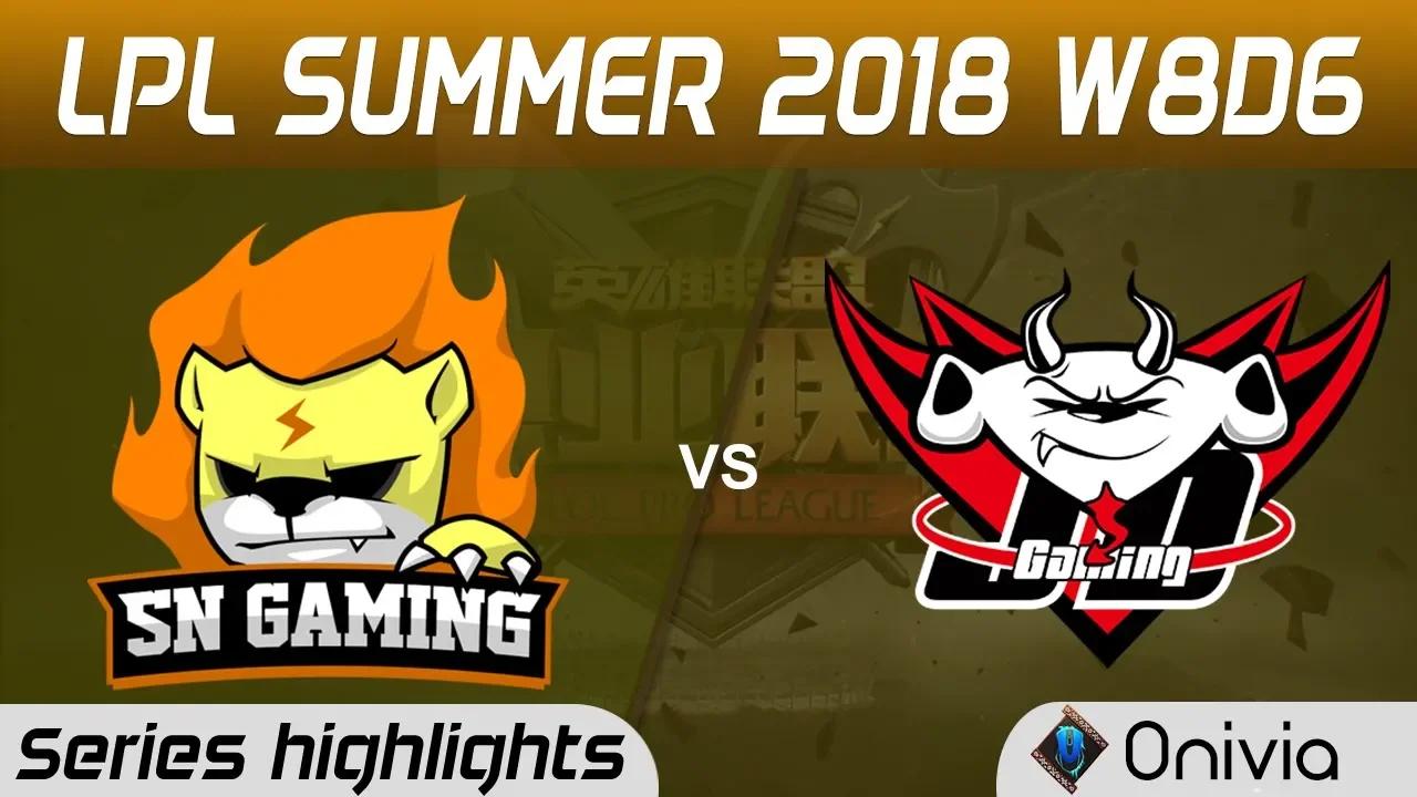 SNG vs JDG Series Highlights LPL Summer 2018 W8D6 Suning Gaming vs JD Gaming by Onivia thumbnail