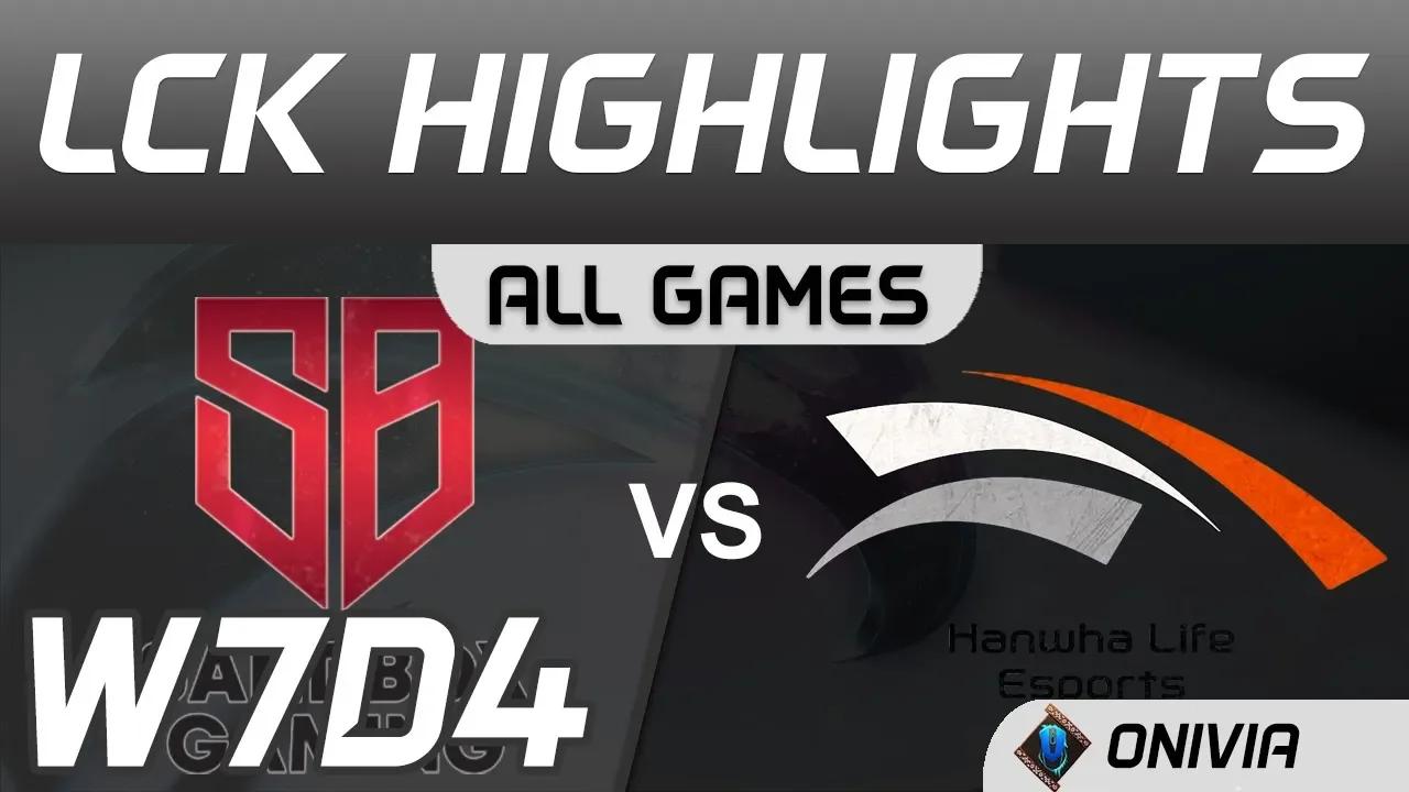 SB vs HLE Highlights ALL GAMES LCK Spring 2020 W7D4 SANDBOX Gaming vs Hanwha Life Esports LCK Highli thumbnail