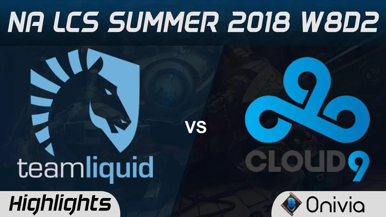 TL vs C9 Highlights NA LCS Summer 2018 W8D2 Team Liquid vs Cloud9 by Onivia thumbnail