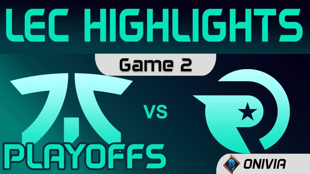 FNC vs OG Highlights Game 2 Playoffs Round2 LEC Spring 2020 Fnatic vs Origen LEC Highlights 2020 by thumbnail