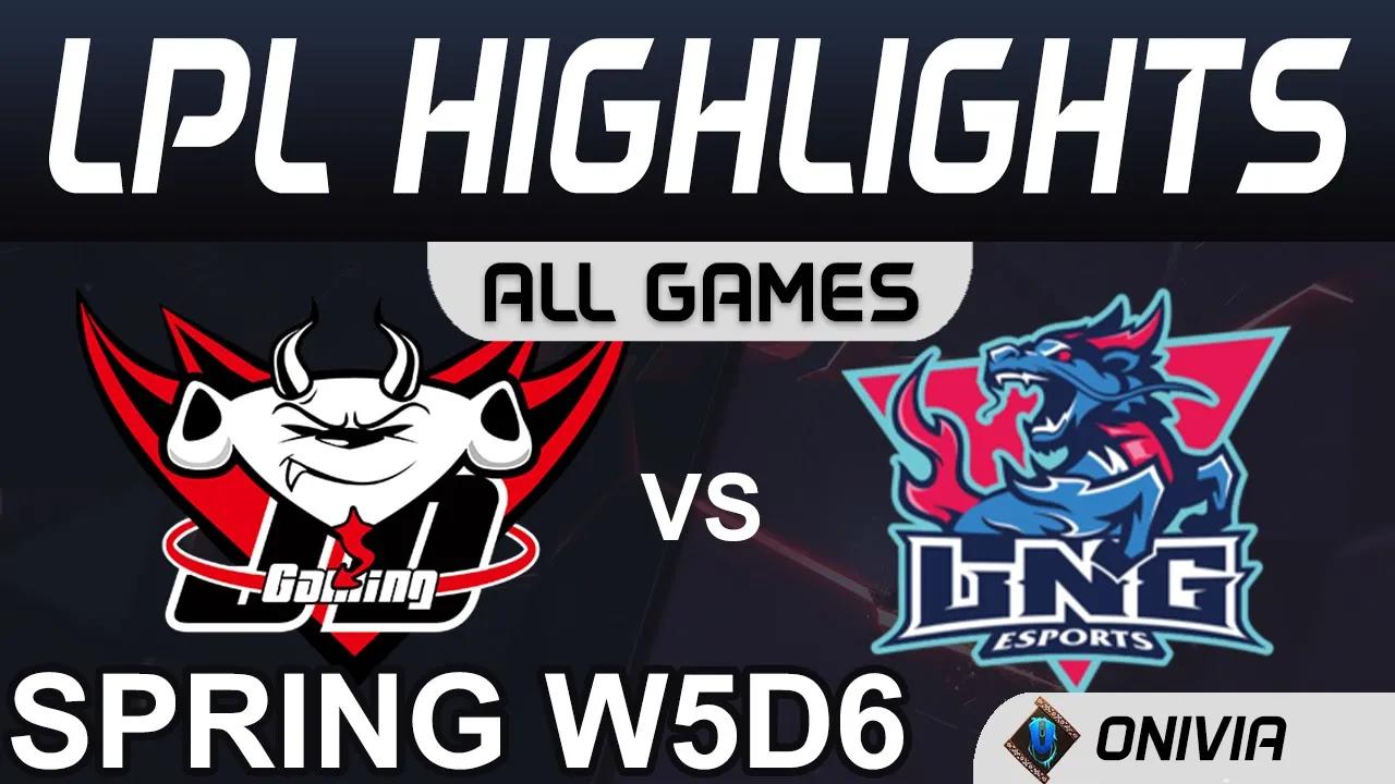 JDG vs LNG Highlights ALL GAMES LPL Spring 2020 W5D6 JD Gaming vs LNG Esports by Onivia thumbnail