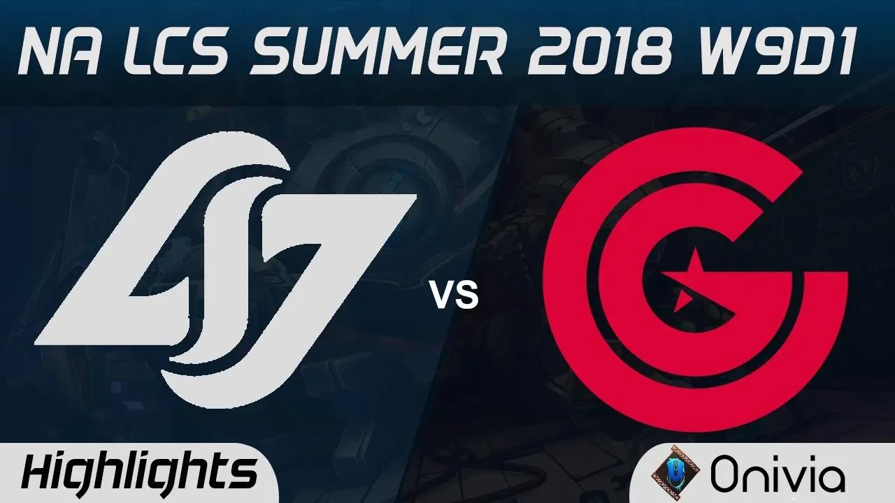 CLG vs CG Highlights NA LCS Summer 2018 W9D1 Counter Logic Gaming vs Clutch Gaming by Onivia thumbnail