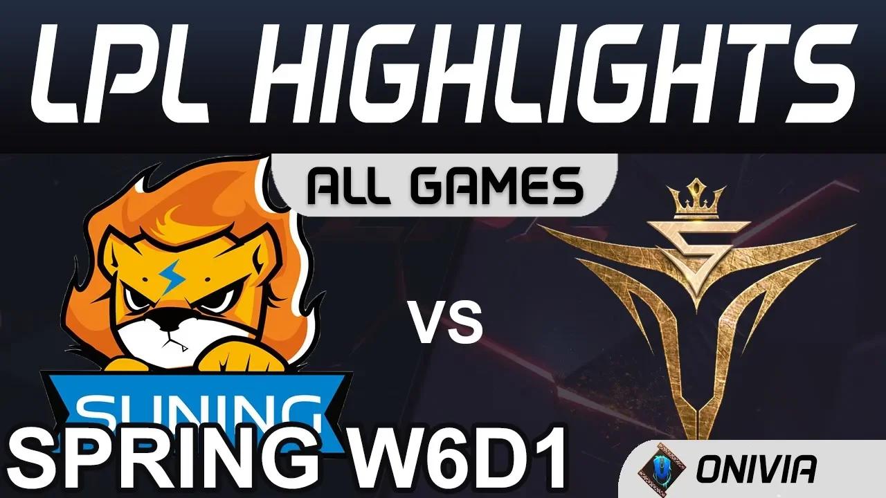 SN vs V5 Highlights ALL GAMES LPL Spring 2020 W6D1 Sunning vs Victory5 by Onivia thumbnail