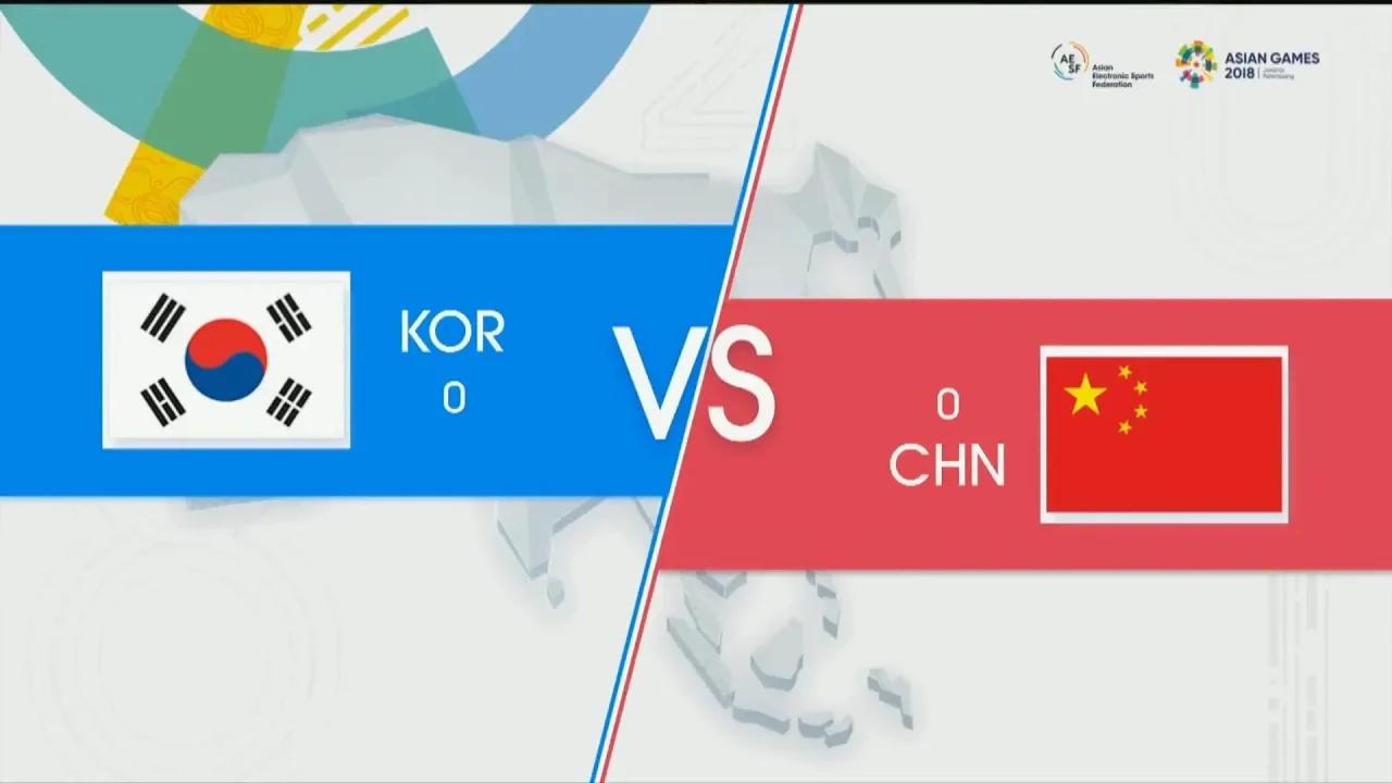 KOR vs CHN Highlights Game 1 Asian Games Finals 2018 Korea vs China by Onivia thumbnail