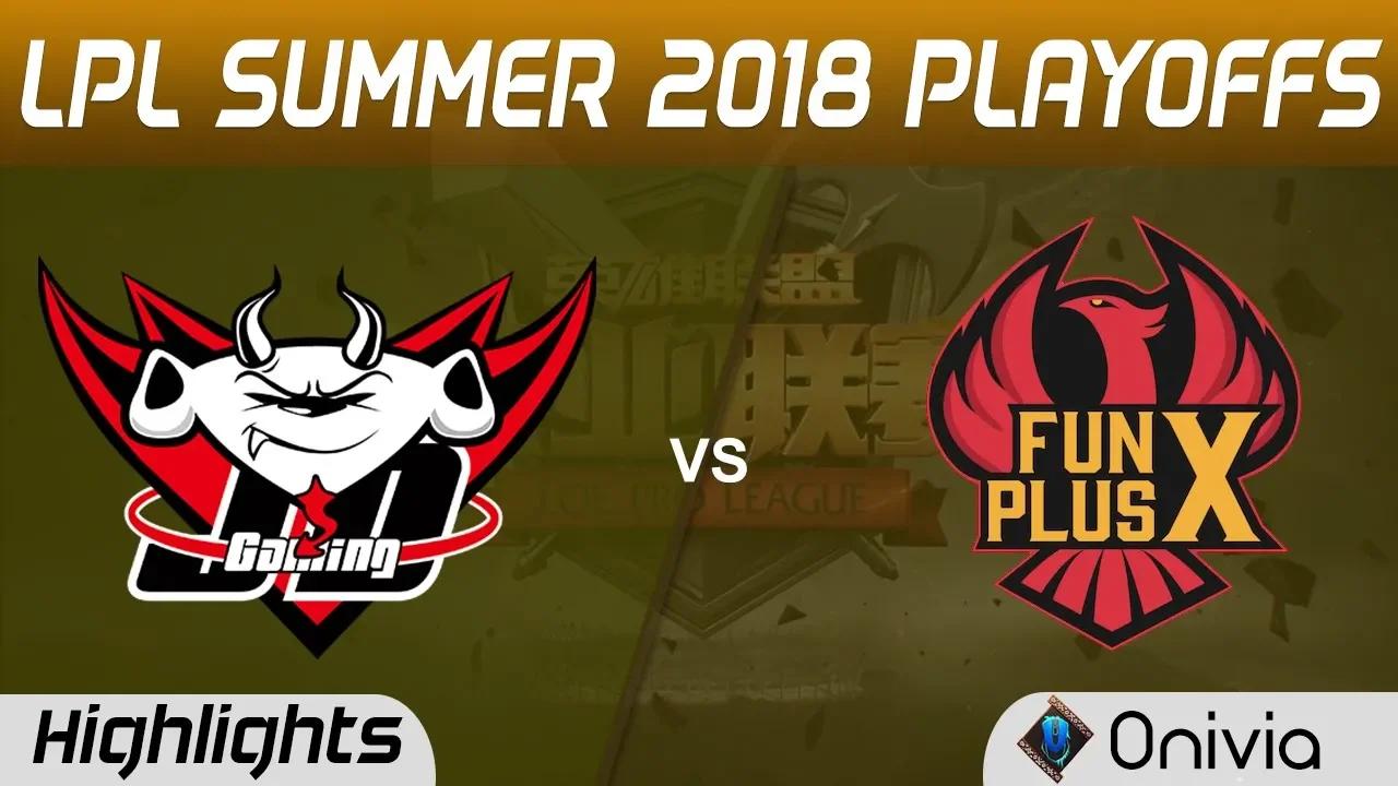 JDG vs FPX Highlights Game 2 LPL Summer Playoffs 2018 JD Gaming vs FunPlus Phoenix by Onivia thumbnail