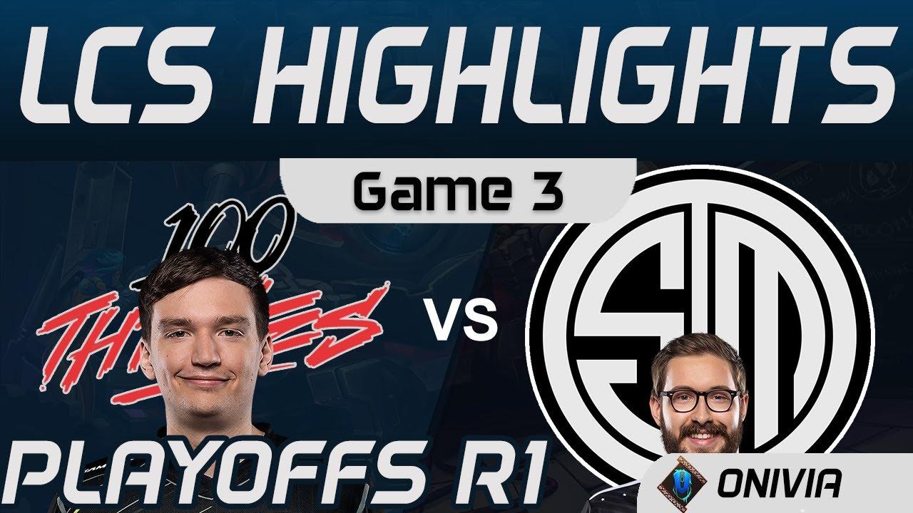 100 vs TSM Highlights Game 3 LCS Spring Playoffs 2020 100 Thieves vs Team Solo Mid by Onivia thumbnail