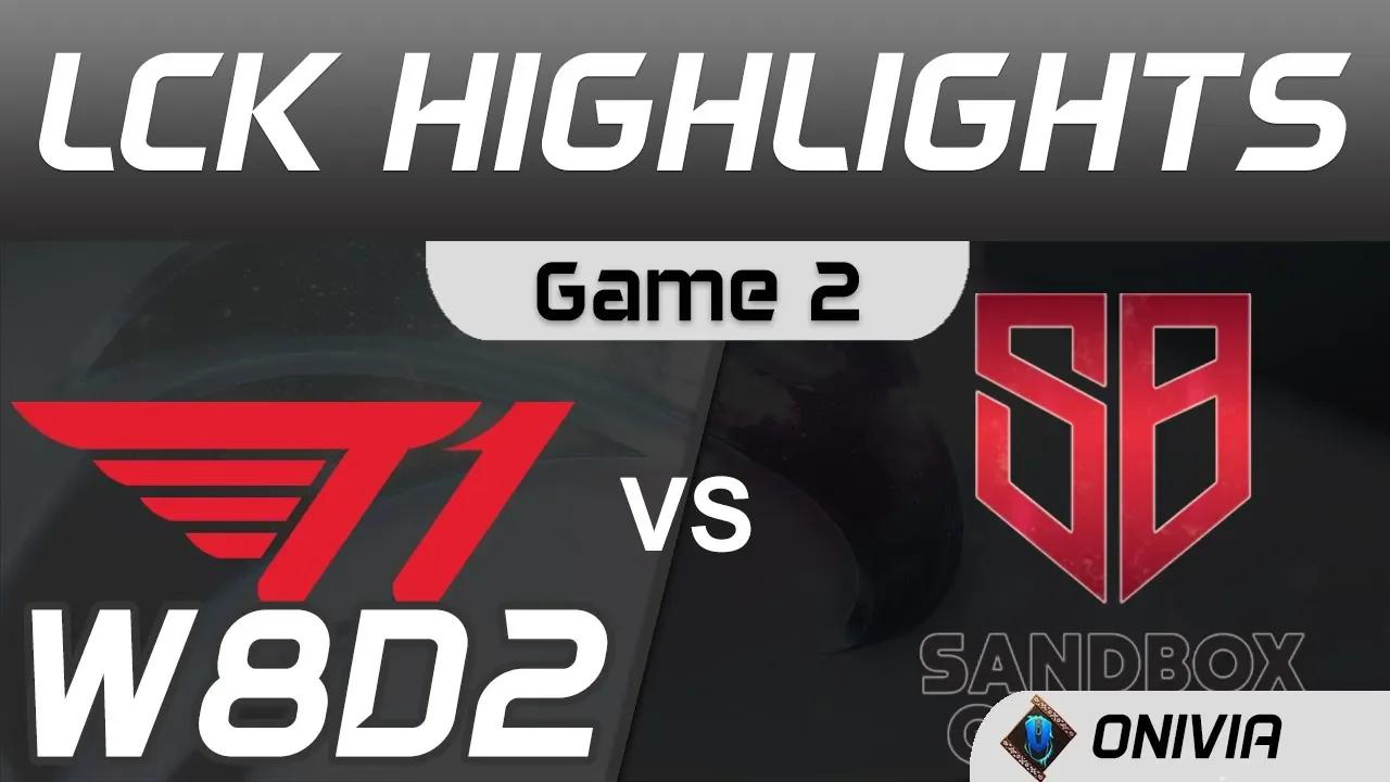 T1 vs SB Highlights Game 2 LCK Spring 2020 W8D2 T1 vs SANDBOX Gaming LCK Highlights 2020 by Onivia thumbnail