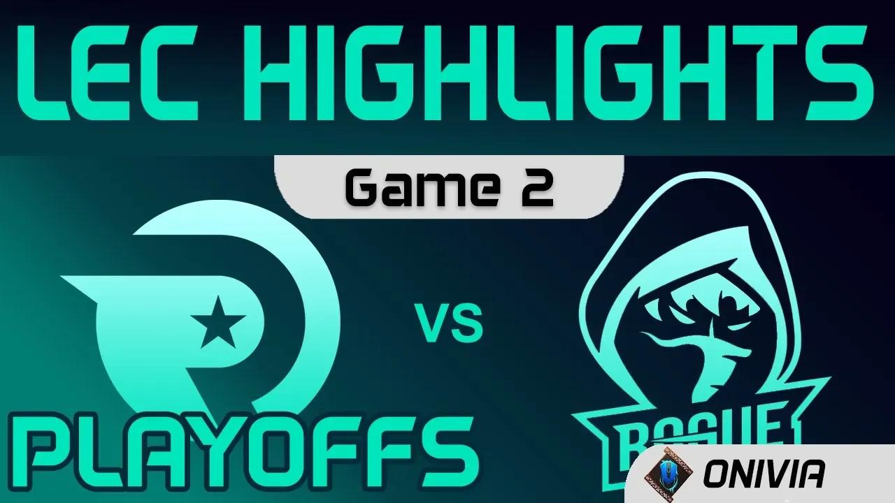 OG vs RGE Highlights Game 2 Playoffs Round2 LEC Spring 2020 Origen vs Rogue LEC Highlights by Onivia thumbnail