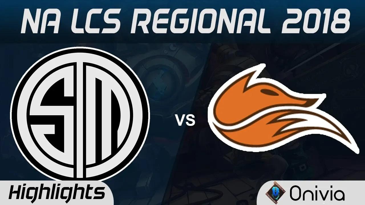 TSM vs FOX Highlights Game 1 NA LCS Regional 2018 Team Solo Mid vs Echo Fox by Onivia thumbnail