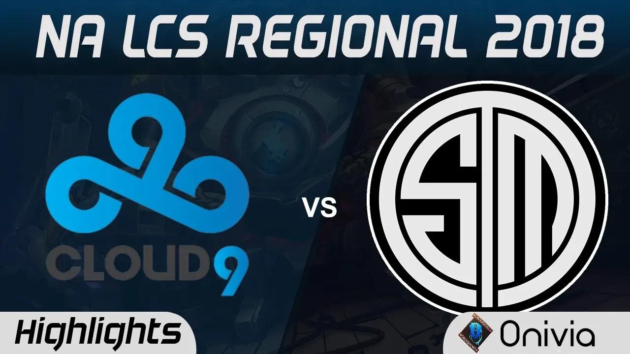 C9 vs TSM Highlights Game 1 NA LCS Regional 2018 Cloud9 vs Team Solo Mid by Onivia thumbnail