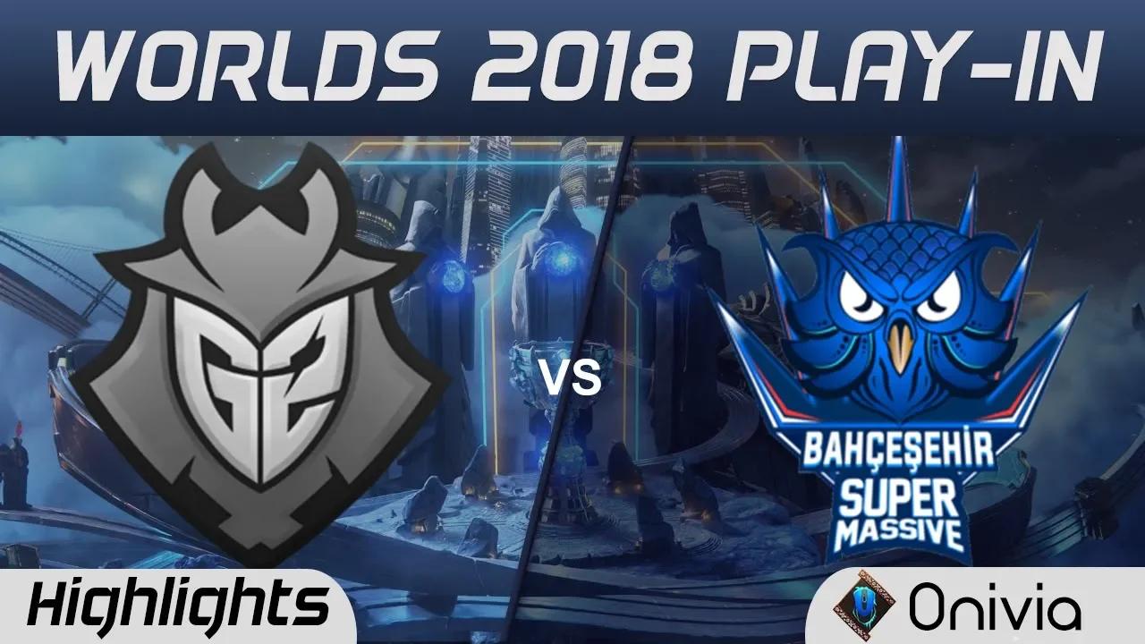 G2 vs SUP Highlights Worlds 2018 Play In G2 Esports vs SuperMassive Esports by Onivia thumbnail