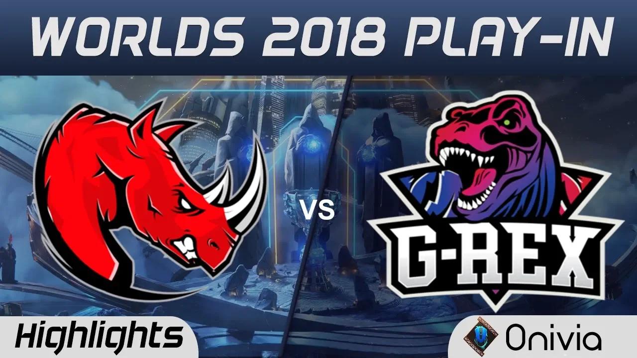 KLG vs GRX Highlights Worlds 2018 Play In Kaos Latin Gamers vs G Rex by Onivia thumbnail