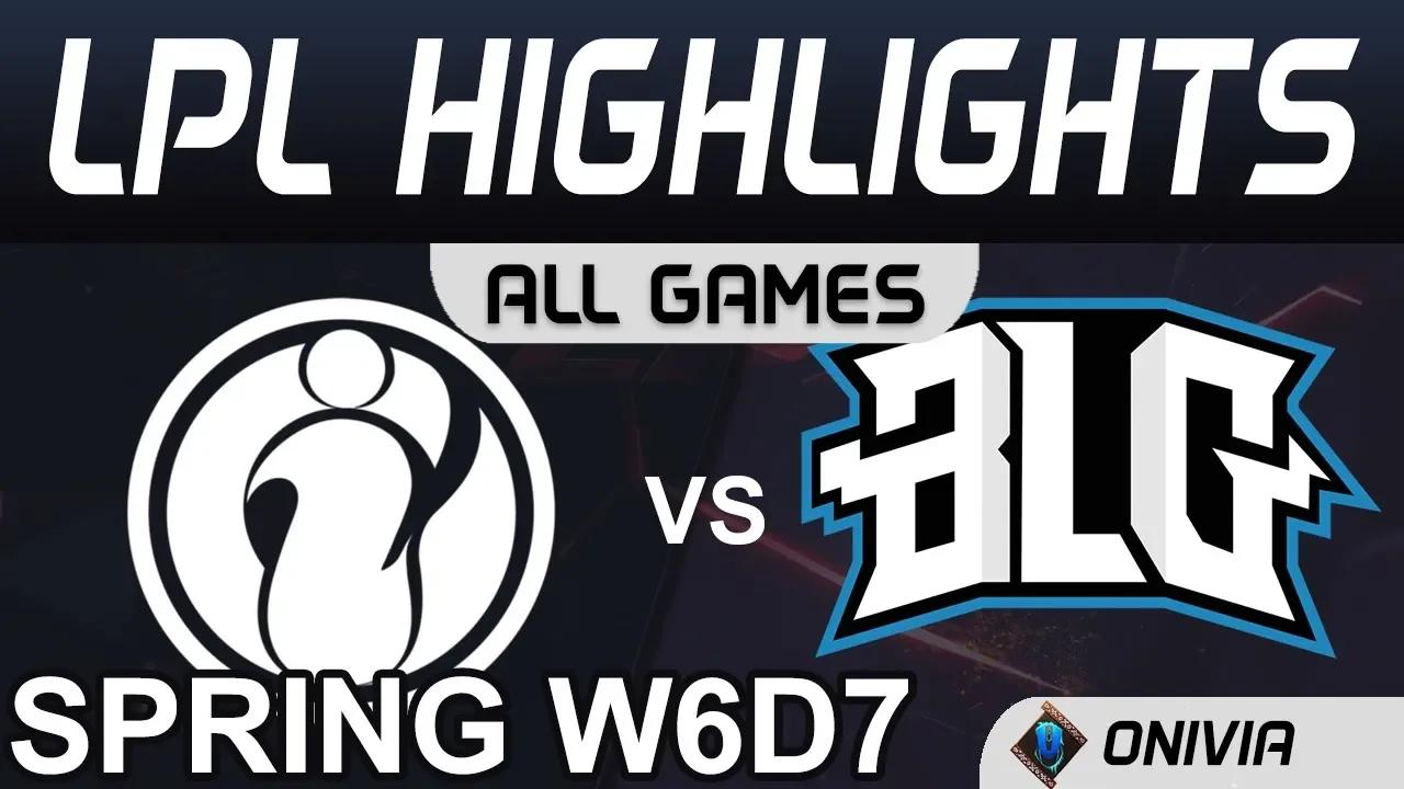 IG vs BLG Highlights ALL GAMES LPL Spring 2020 W6D7 Invictus Gaming vs Bilibili Gaming by Onivia thumbnail