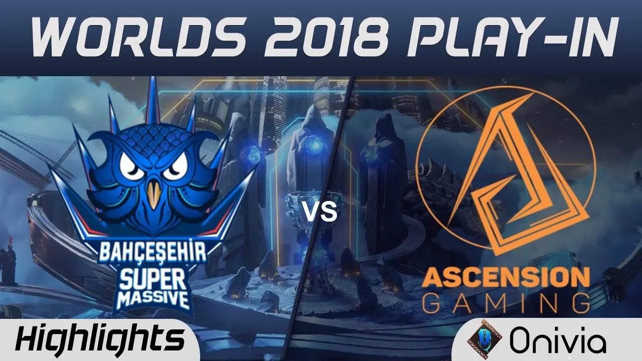 SUP vs ASC Highlights Worlds 2018 Play In SuperMassive Esports vs Ascension Gaming by Onivia thumbnail