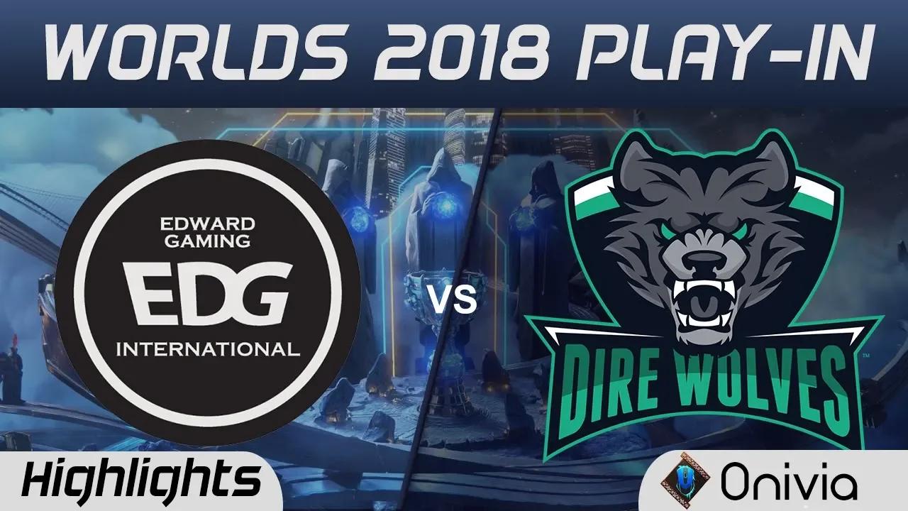 EDG vs DW Highlights Worlds 2018 Play In Edward Gaming vs Dire Wolves by Onivia thumbnail