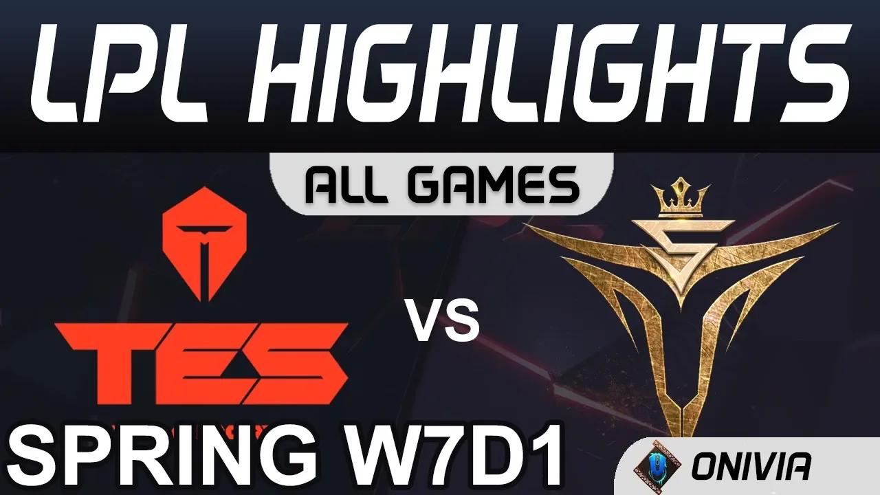 TES vs V5 Highlights ALL GAMES LPL Spring 2020 W7D1 Top Esports vs Victory Five by Onivia thumbnail