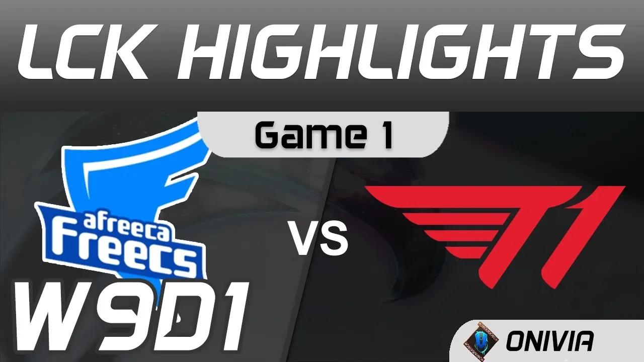 AF vs T1 Highlights Game 1 LCK Spring 2020 W9D1 Afreeca Freecs vs T1 LCK Highlights 2020 by Onivia thumbnail