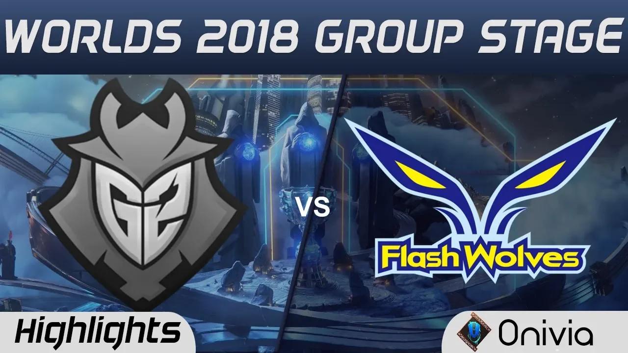 G2 vs FW Highlights Worlds 2018 Group Stage G2 Esports vs Flash Wolves by Onivia thumbnail